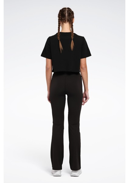 New Id Reg Crp Tee Siyah Kadın Kısa Kol T-Shirt