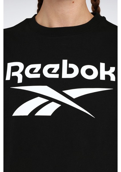 New Id Reg Crp Tee Siyah Kadın Kısa Kol T-Shirt