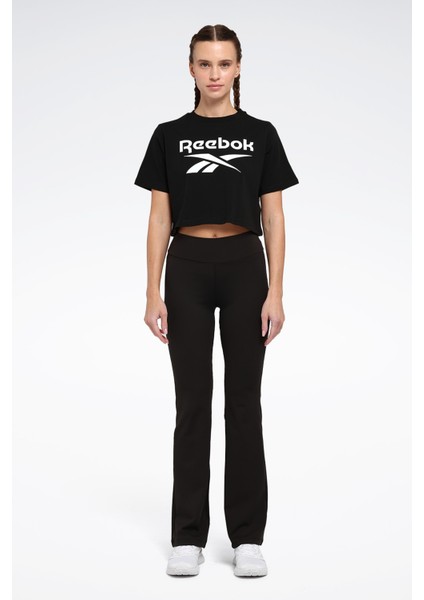 New Id Reg Crp Tee Siyah Kadın Kısa Kol T-Shirt