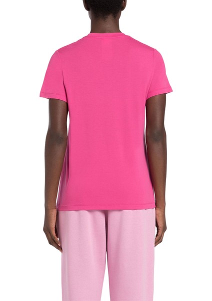 Id Traın Supremıum Tee Fuşya Kadın Kısa Kol T-Shirt