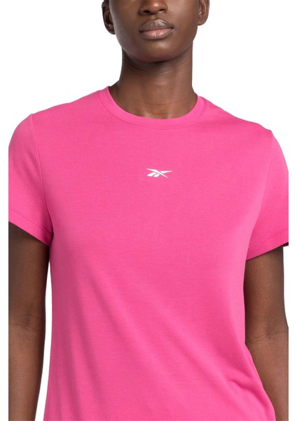 Id Traın Supremıum Tee Fuşya Kadın Kısa Kol T-Shirt