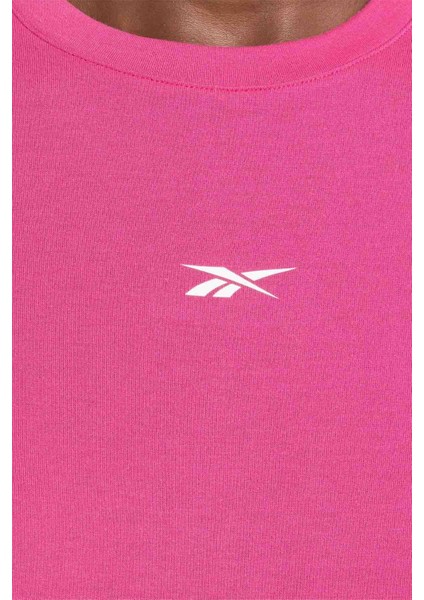 Id Traın Supremıum Tee Fuşya Kadın Kısa Kol T-Shirt