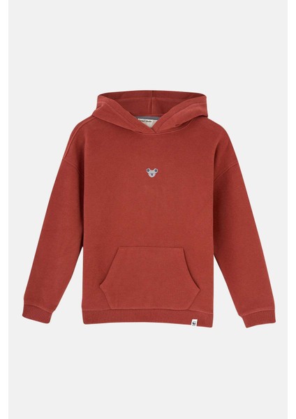 Koala Supersoft Çocuk Cepli Hoodie - Kiremit indirimleri
