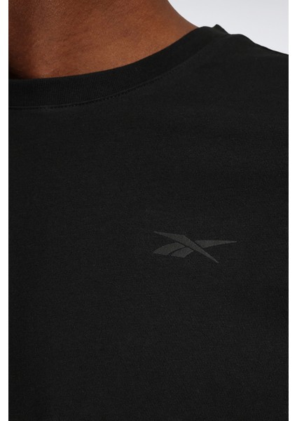 Athlete Tee 2.0 Rbk-Endur Siyah Erkek Kısa Kol T-Shirt