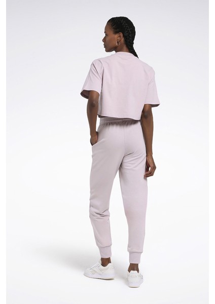 cl Ae Bıg Logo Crop Tee Pembe Kadın Kısa Kol T-Shirt