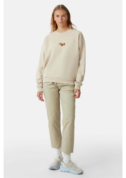 Sincap Oversize Supersoft Sweatshirt - Parşömen Bej