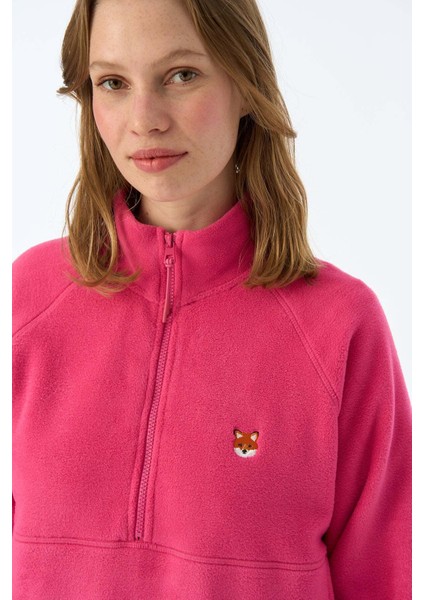 Kızıl Tilki Half-Zip Polar - Fuşya fiyatları