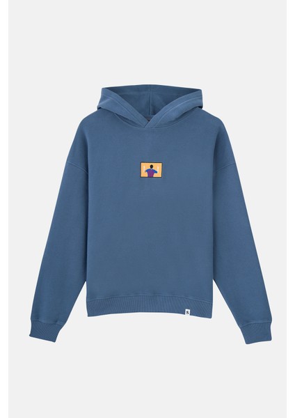 Leo Supersoft Hoodie - Flint Mavi