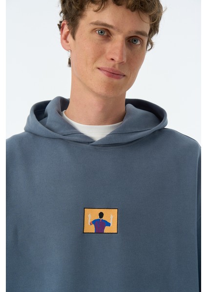 Leo Supersoft Hoodie - Flint Mavi fırsatları