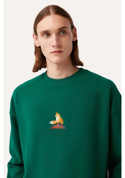 Kızıl Tilki Supersoft Sweatshirt - Nefti Yeşil modelleri