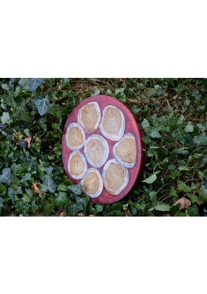 Wood Askania Epoksi Dut Ahşap Sehpa / Sunum Tahtası