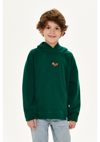 Sincap Supersoft Çocuk Hoodie - Nefti Yeşil
