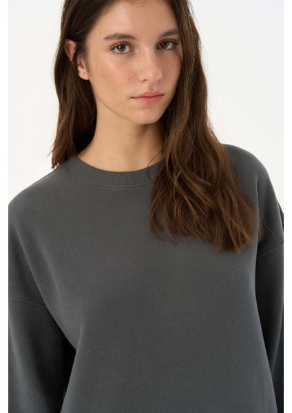 Basic Supersoft Sweatshirt - Antrasit