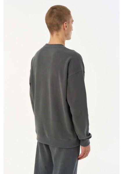 Basic Supersoft Sweatshirt - Antrasit fırsatları