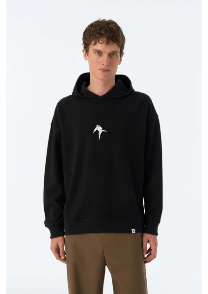 Zizou Supersoft Hoodie - Siyah modelleri