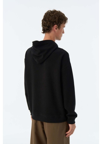 Zizou Supersoft Hoodie - Siyah indirimleri