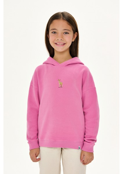 Ceylan Supersoft Çocuk Hoodie - Pembe