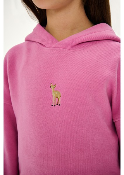 Ceylan Supersoft Çocuk Hoodie - Pembe fiyatları