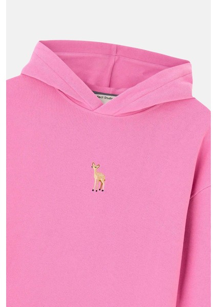 Ceylan Supersoft Çocuk Hoodie - Pembe fırsatları
