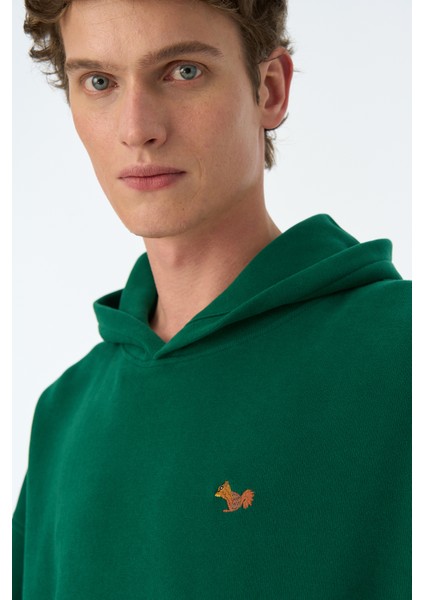 Sincap Supersoft Cepli Hoodie - Nefti Yeşil fiyatları