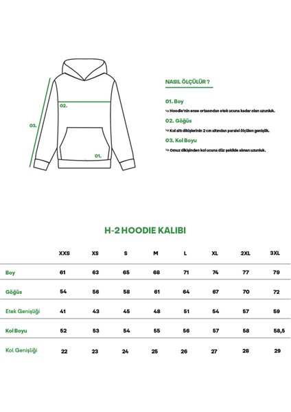 Sincap Supersoft Cepli Hoodie - Nefti Yeşil