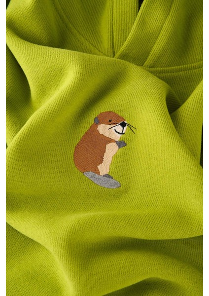 Yavru Kunduz Supersoft Hoodie - Fıstık Yeşili fiyatları
