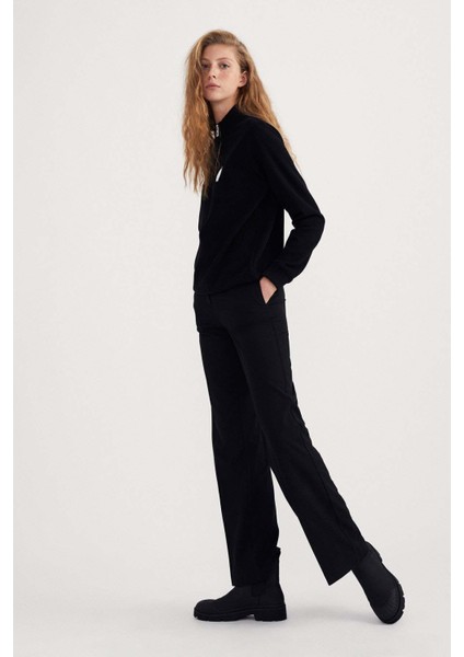 Imparator Penguen Supersoft Quarter-Zip Sweatshirt - Siyah modelleri