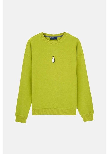 Imparator Penguen Supersoft Sweatshirt - Fıstık Yeşili