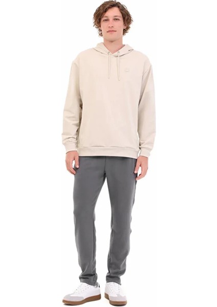 SN73 Hoodie Kapsonlu Erkek Sweat - Ekru fiyatları