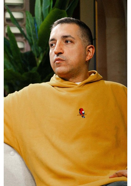 Londra Merkez Supersoft Hoodie - Hardal fiyatları