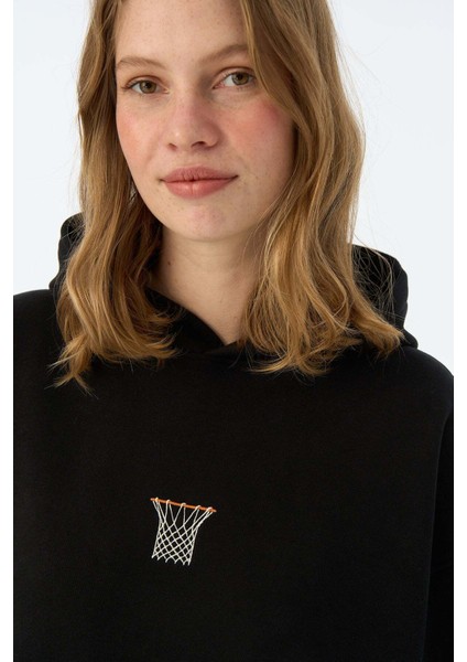 Hoop Supersoft Hoodie - Siyah fırsatları