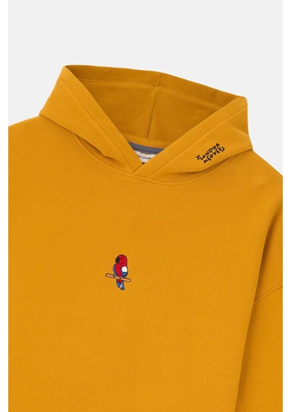 Londra Merkez Supersoft Hoodie - Hardal fırsatları