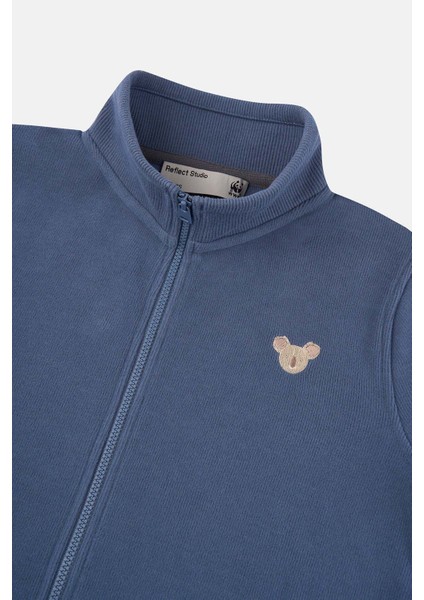 Koala Supersoft Full-Zip Çocuk Sweatshirt - Flint Mavi