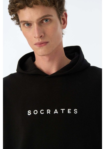 Socrates Supersoft Hoodie - Siyah fırsatları
