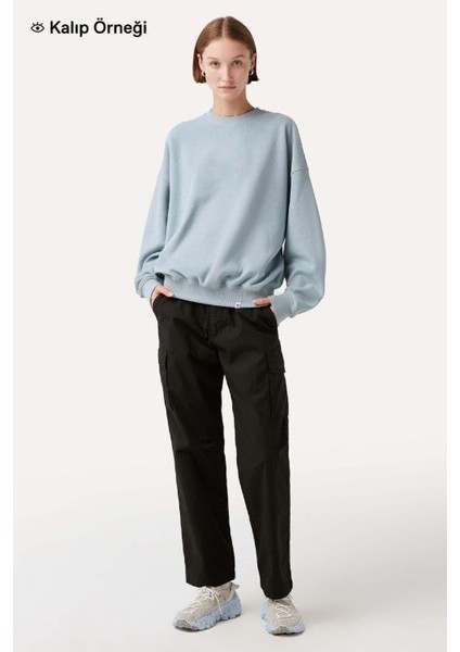 Yavru Imparator Penguen Super Soft Oversize Sweatshirt - Mor fırsatları