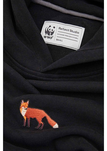 Kızıl Tilki Super Soft Hoodie - Siyah indirimleri