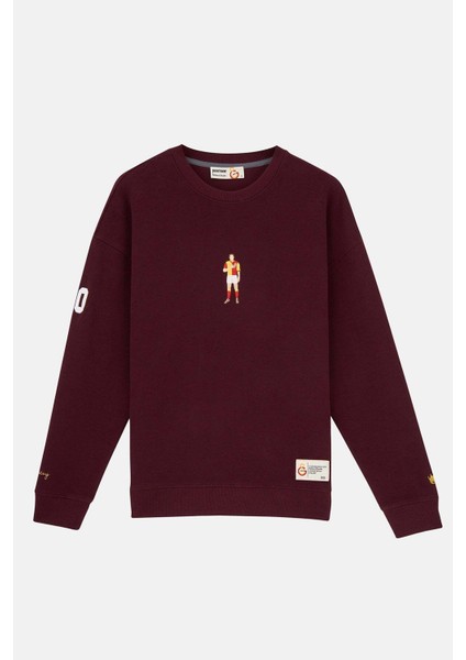 Metin Oktay Supersoft Sweatshirt - Bordo