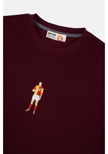 Metin Oktay Supersoft Sweatshirt - Bordo fiyatları