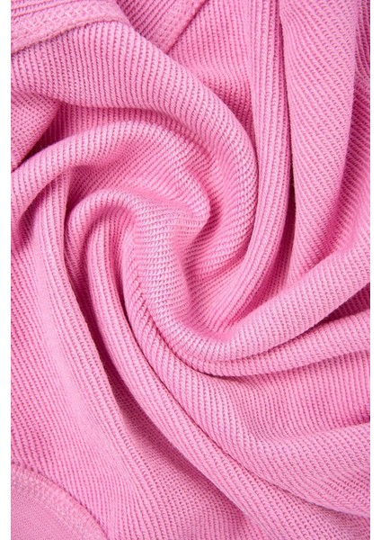 Queen Soft Fleece Crop Sweatshirt - Pembe fiyatları