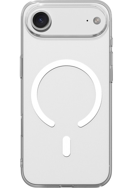 iPhone 17 Air Uyumlu Kılıf M-Safe Şarj Özellikli Youngkit High Definition Serisi Kapak Şeffaf