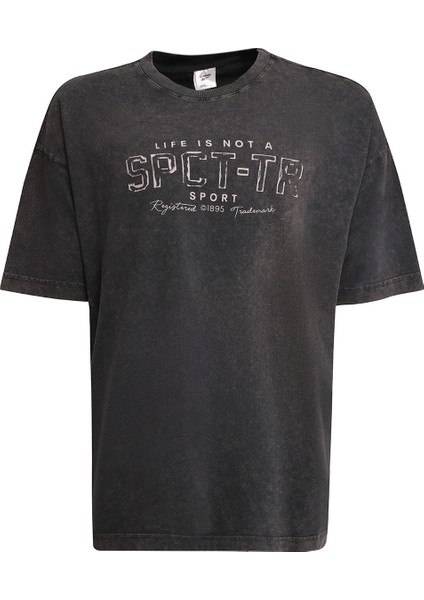 Korre Tee Antrasit Erkek Kısa Kol T-Shirt