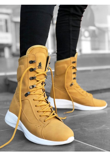 ET0600 Bağcıklı Camel Sarı Boksör Unisex Spor Postal Bot fiyatları