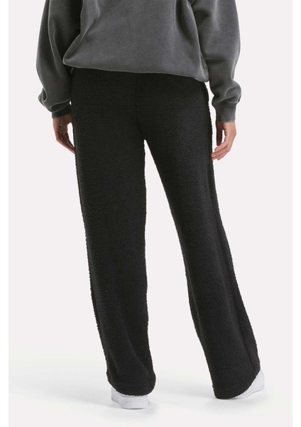 Wde Cozy Bottom Siyah Kadın Eşofman Altı