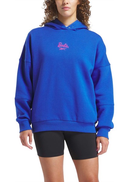 x Barbıe Hoodıe Saks Kadın Sweatshirt