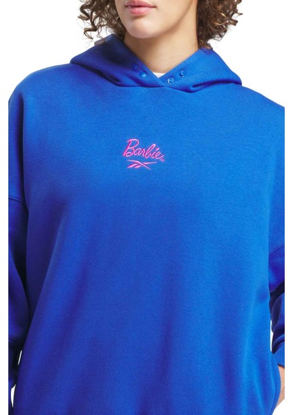 x Barbıe Hoodıe Saks Kadın Sweatshirt