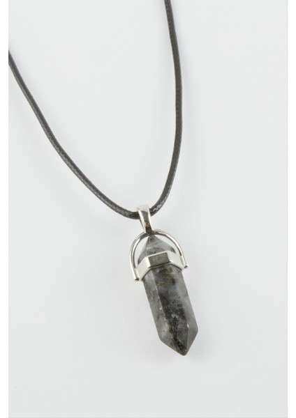 Msa-Shop Akik Point Kolye-Gri