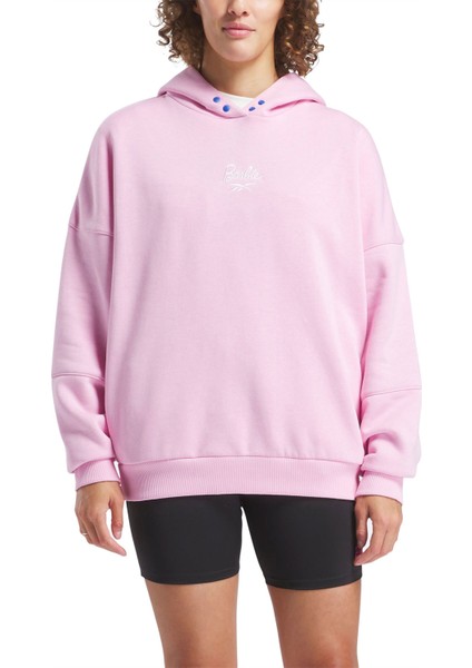 x Barbıe Hoodıe Pembe Kadın Sweatshirt