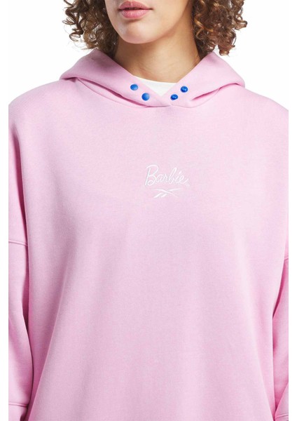 x Barbıe Hoodıe Pembe Kadın Sweatshirt