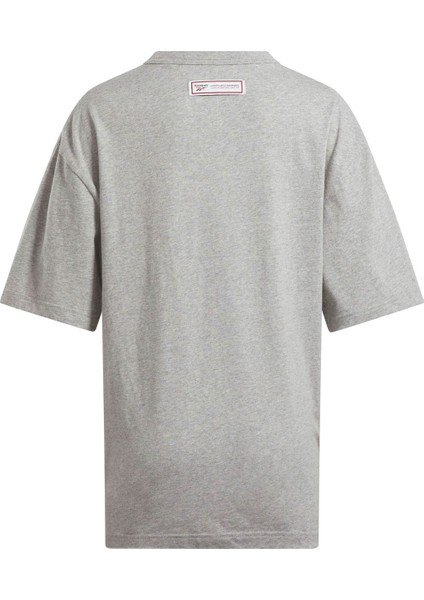 Id Traın Supremıum Tee Gri Kadın Kısa Kol T-Shirt