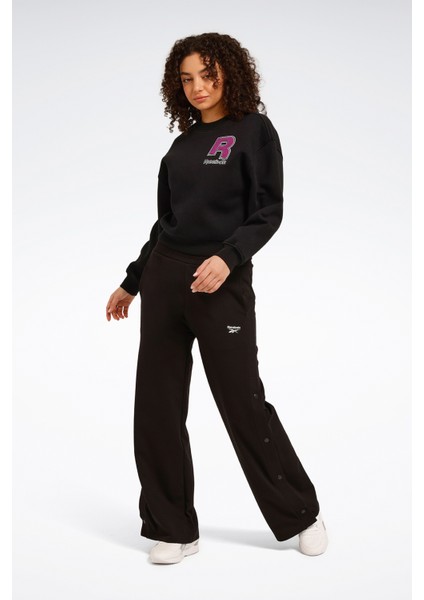 Ov Crew Siyah Kadın Sweatshirt